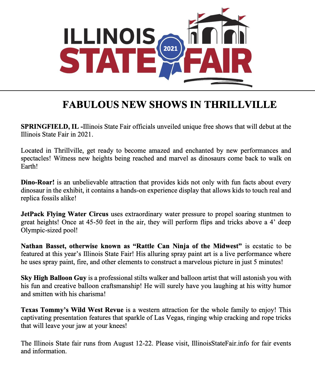 Il State Fair 2024 : Experience the Thrills & Delights of Illinois ...